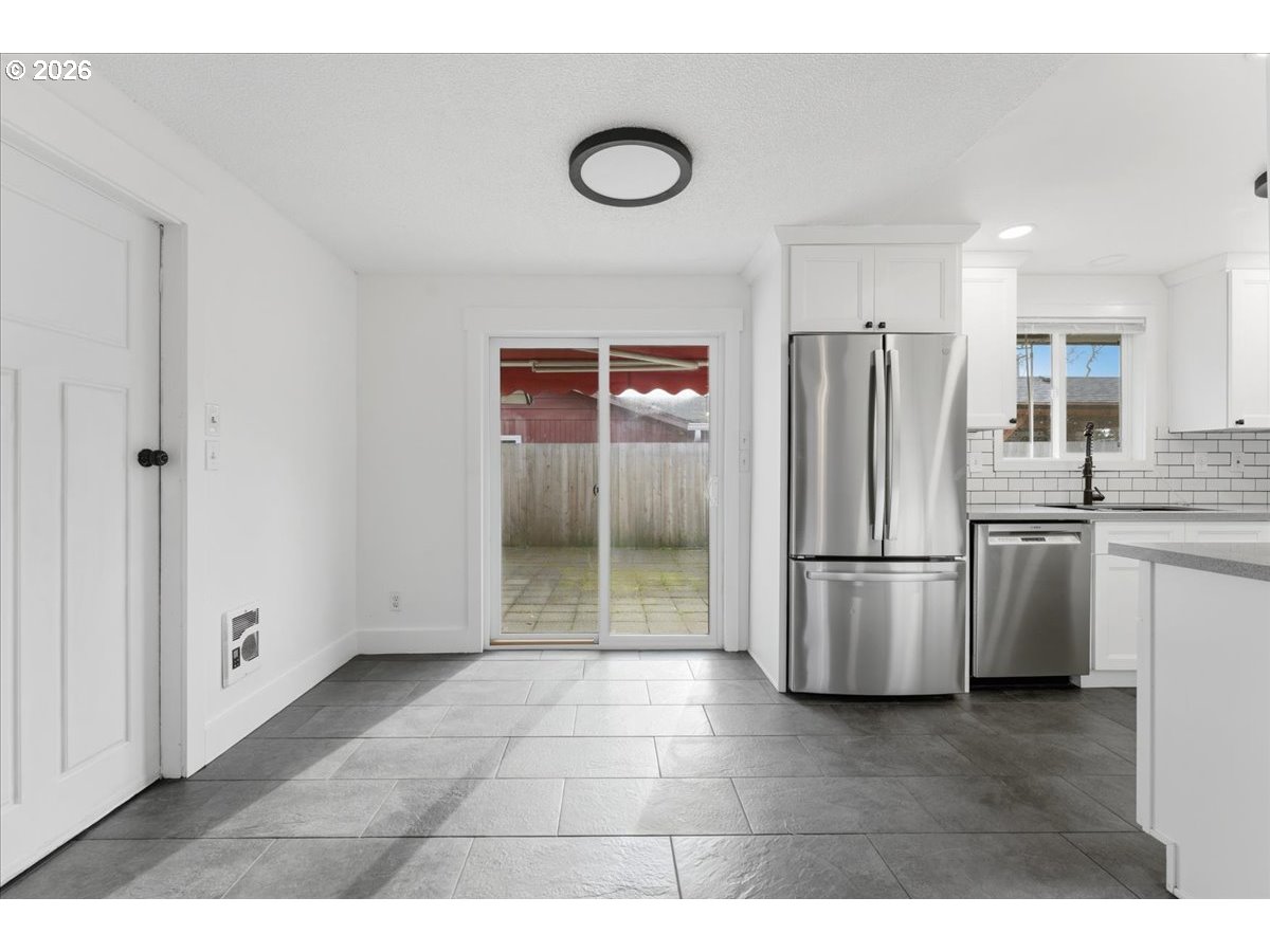 369 South 16th Avenue Cornelius, OR 97113 - Photo 24 of 29 a view of kitchen with refrigerator and white cabinets