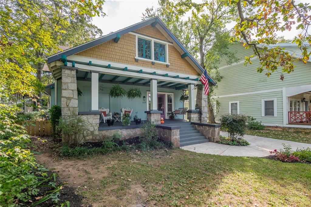 628 West College Avenue Decatur, GA 30030 - Photo 1 of 1 a view of a house with backyard