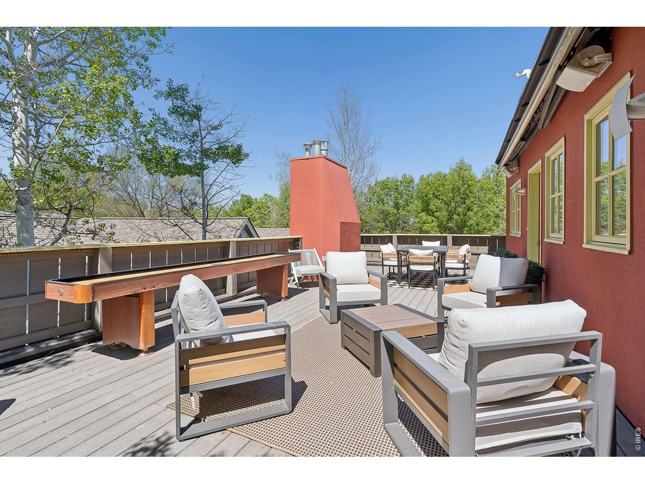 821 Incorrigible Circle Longmont, CO 80504 - Photo 23 of 43 Roof Top Deck Surrounded by Mature Landscaping