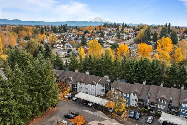 an aerial view of a city with lots of residential buildings