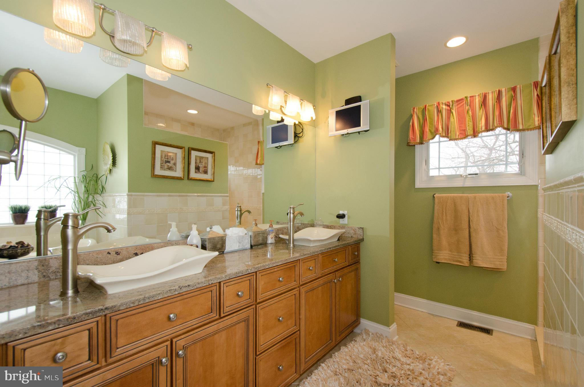 1003 Cold Spring Road Baltimore, MD 21220 - Photo 13 of 30 Main level luxe master bath - two sinks