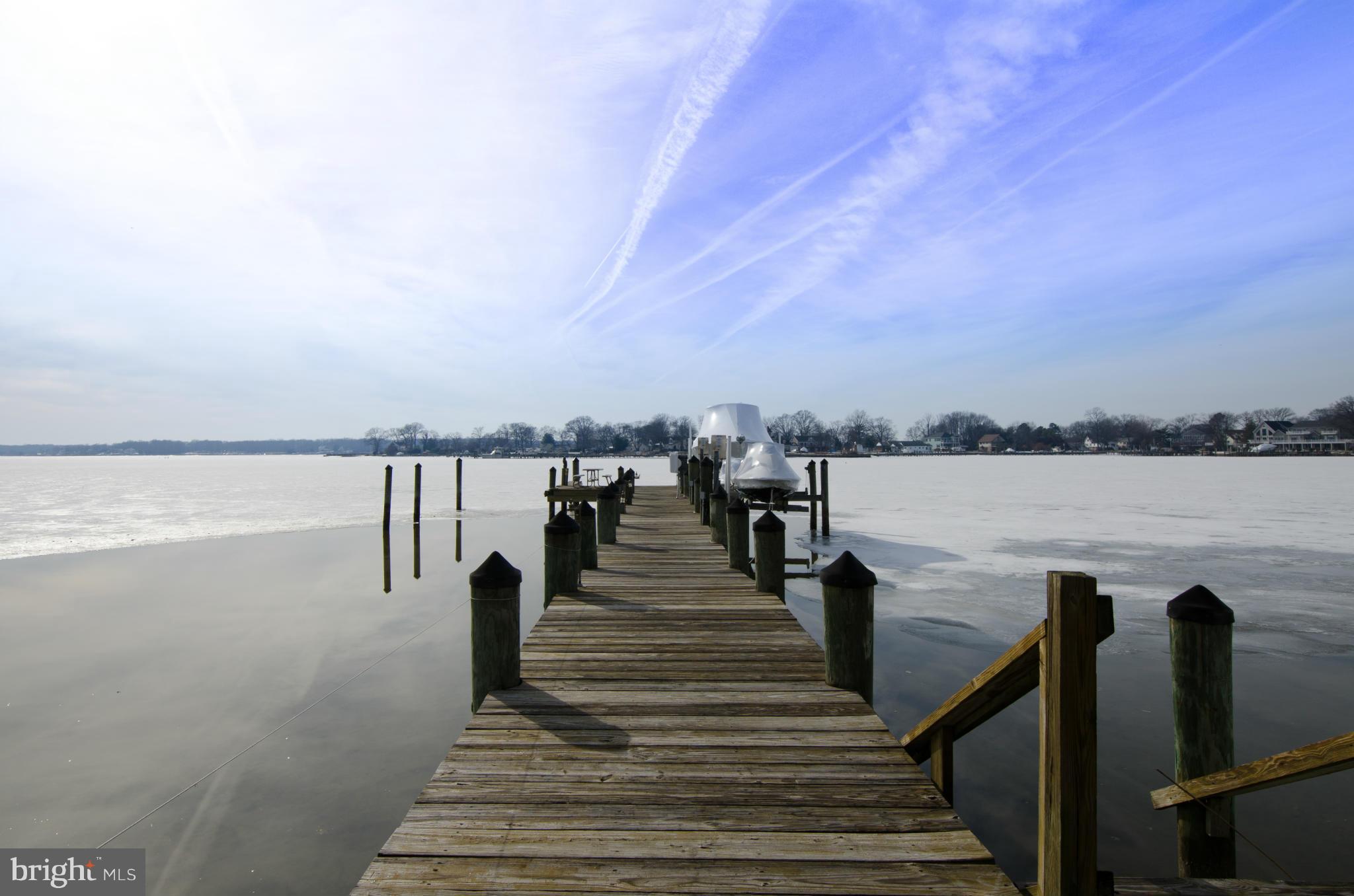 1003 Cold Spring Road Baltimore, MD 21220 - Photo 28 of 30 Pier; Western view - winter