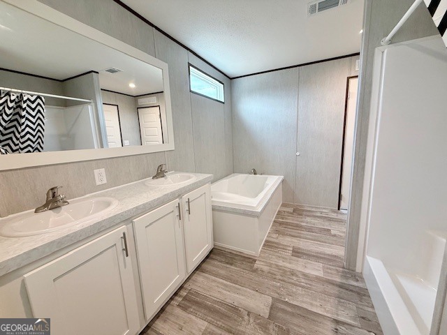 683 Evergreen Church Road Cobbtown, GA 30420 - Photo 16 of 32 a bathroom with a sink and a mirror