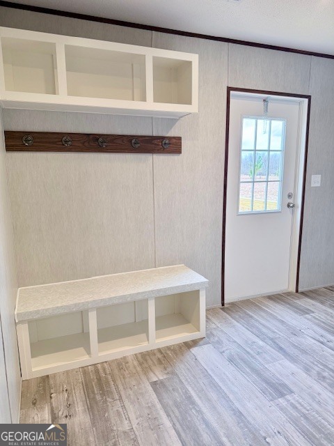 683 Evergreen Church Road Cobbtown, GA 30420 - Photo 17 of 32 a view of an empty room with wooden floor and a window