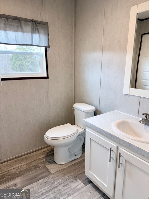 683 Evergreen Church Road Cobbtown, GA 30420 - Photo 19 of 32 a bathroom with a toilet sink and mirror
