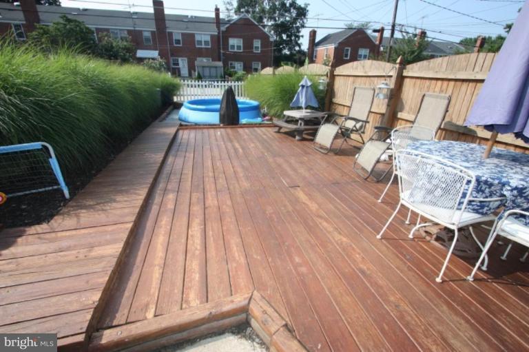 1533 Doxbury Road Towson, MD 21286 - Photo 13 of 30 Large walkway and deck lead to the Parking Pad