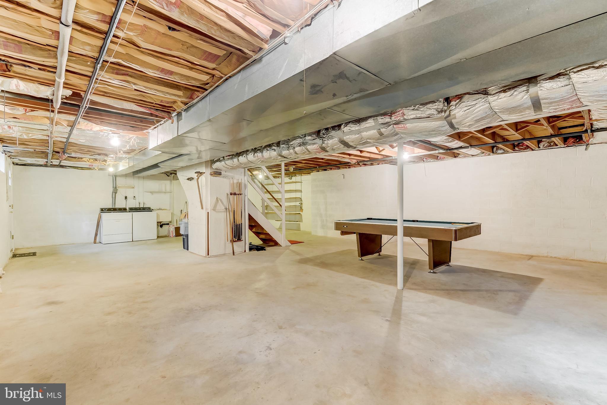 1204 Temfield Road Baltimore, MD 21286 - Photo 45 of 53 Unfinished Lower Level