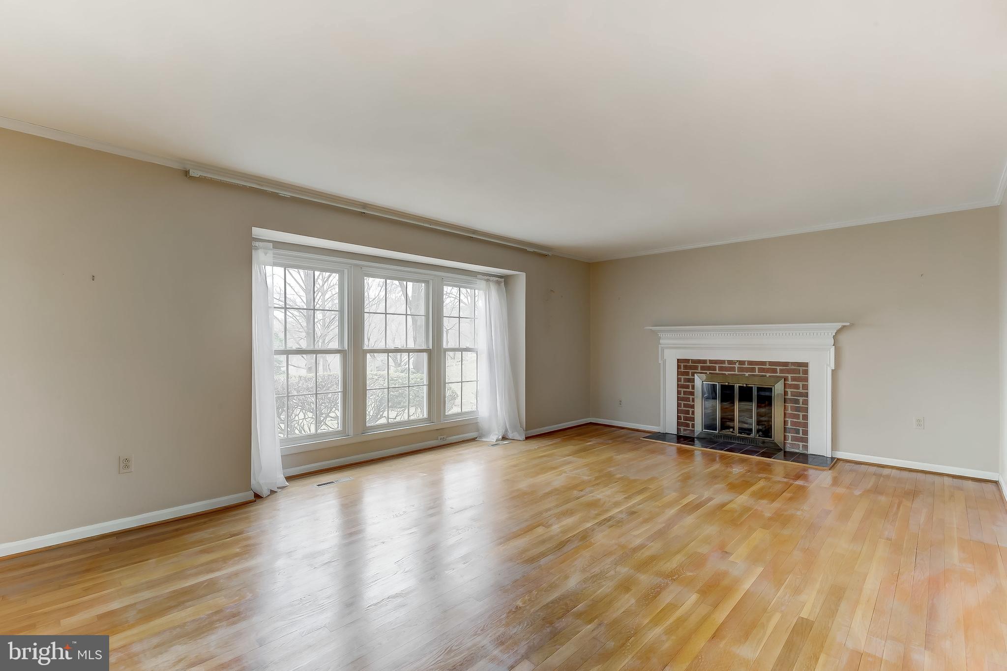 1204 Temfield Road Baltimore, MD 21286 - Photo 6 of 53 Lovely large Living Room w/Wood Burning Fireplace