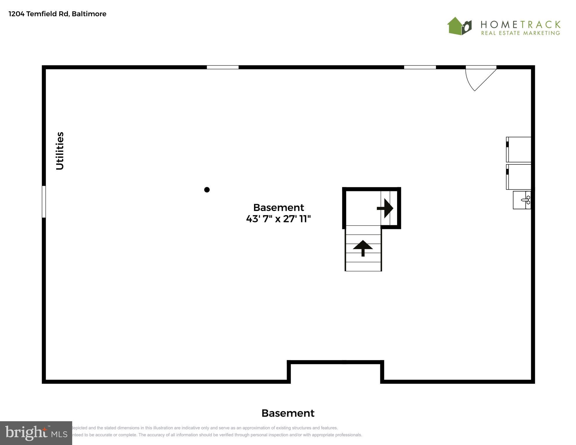 1204 Temfield Road Baltimore, MD 21286 - Photo 52 of 53 Lower Level Floor Plan