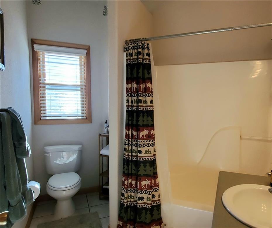 114 Round Hill Road Fairplay, CO 80440 - Photo 20 of 35 a bathroom with a toilet a sink and a shower