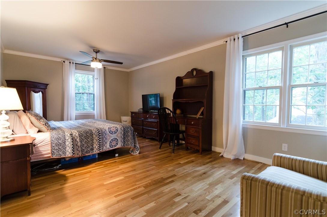 3207 Fox Chase Road Midlothian, VA 23112 - Photo 13 of 21 a bedroom with a bed and wooden floor
