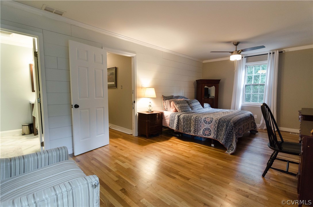 3207 Fox Chase Road Midlothian, VA 23112 - Photo 14 of 21 a bedroom with a bed and wooden floor