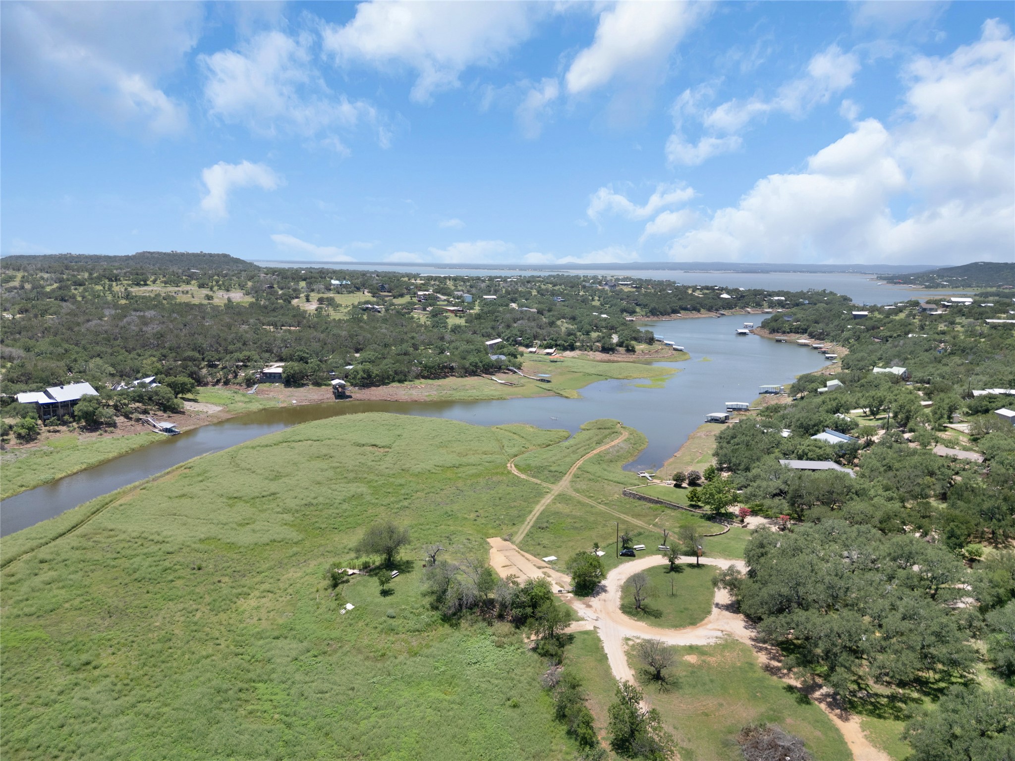 Tbs Spring Street Burnet, TX 78611 - Photo 10 of 12 Aerial view of a nearby body of water