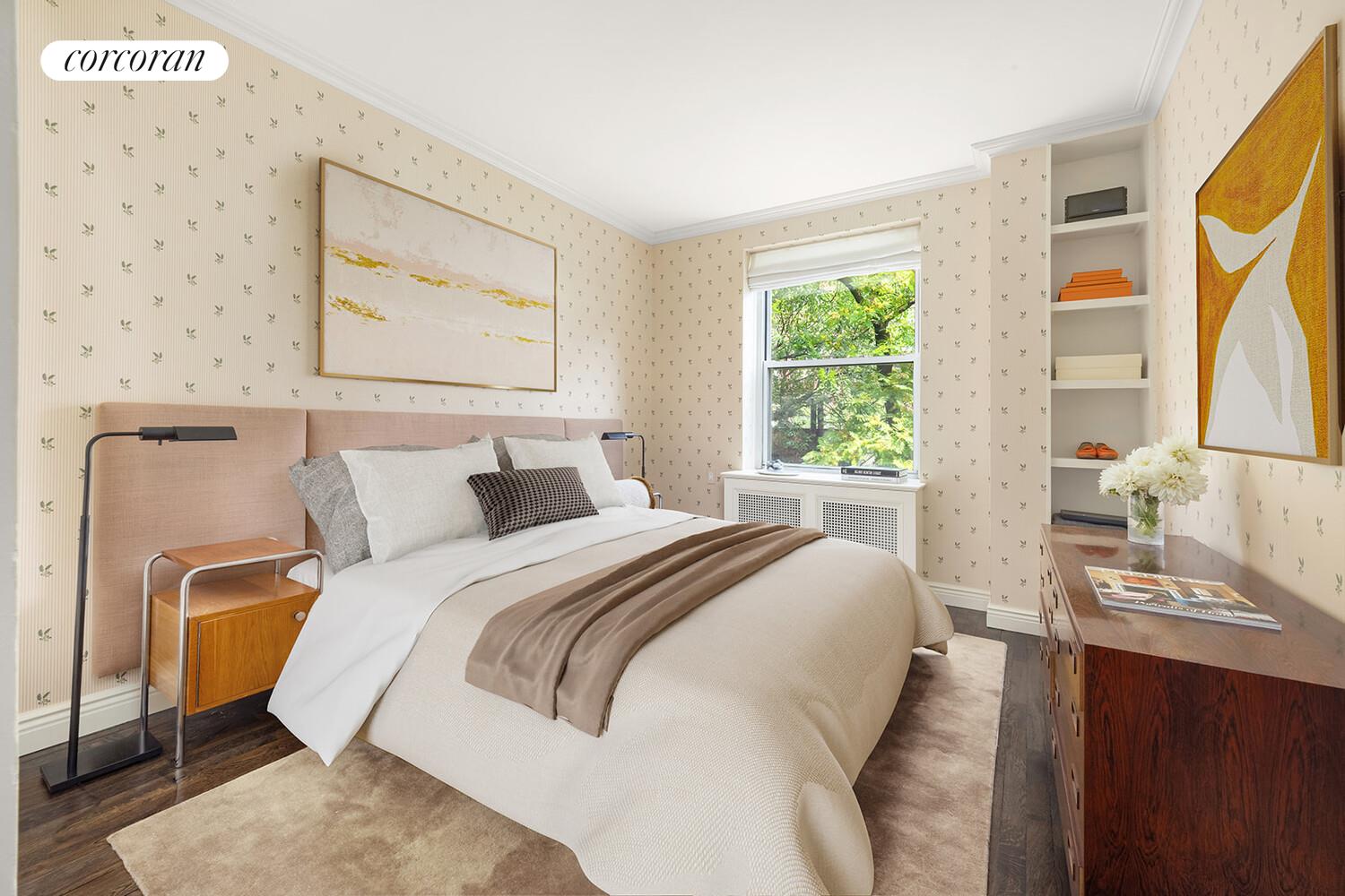 45 West 11th Street, Unit 4C Manhattan, NY 10011 - Photo 3 of 8 a bedroom with a bed and a window