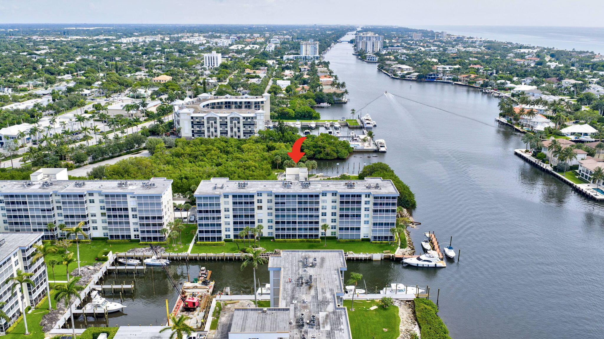 1 Harbourside Drive, Unit 3505 Delray Beach, FL 33483 - Photo 30 of 38 a view of a city and tall buildings