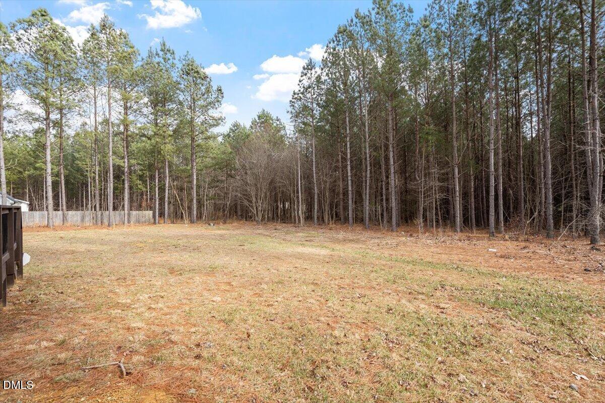 2810 Antioch Church Road Timberlake, NC 27583 - Photo 9 of 34 a view of wooden fence and trees
