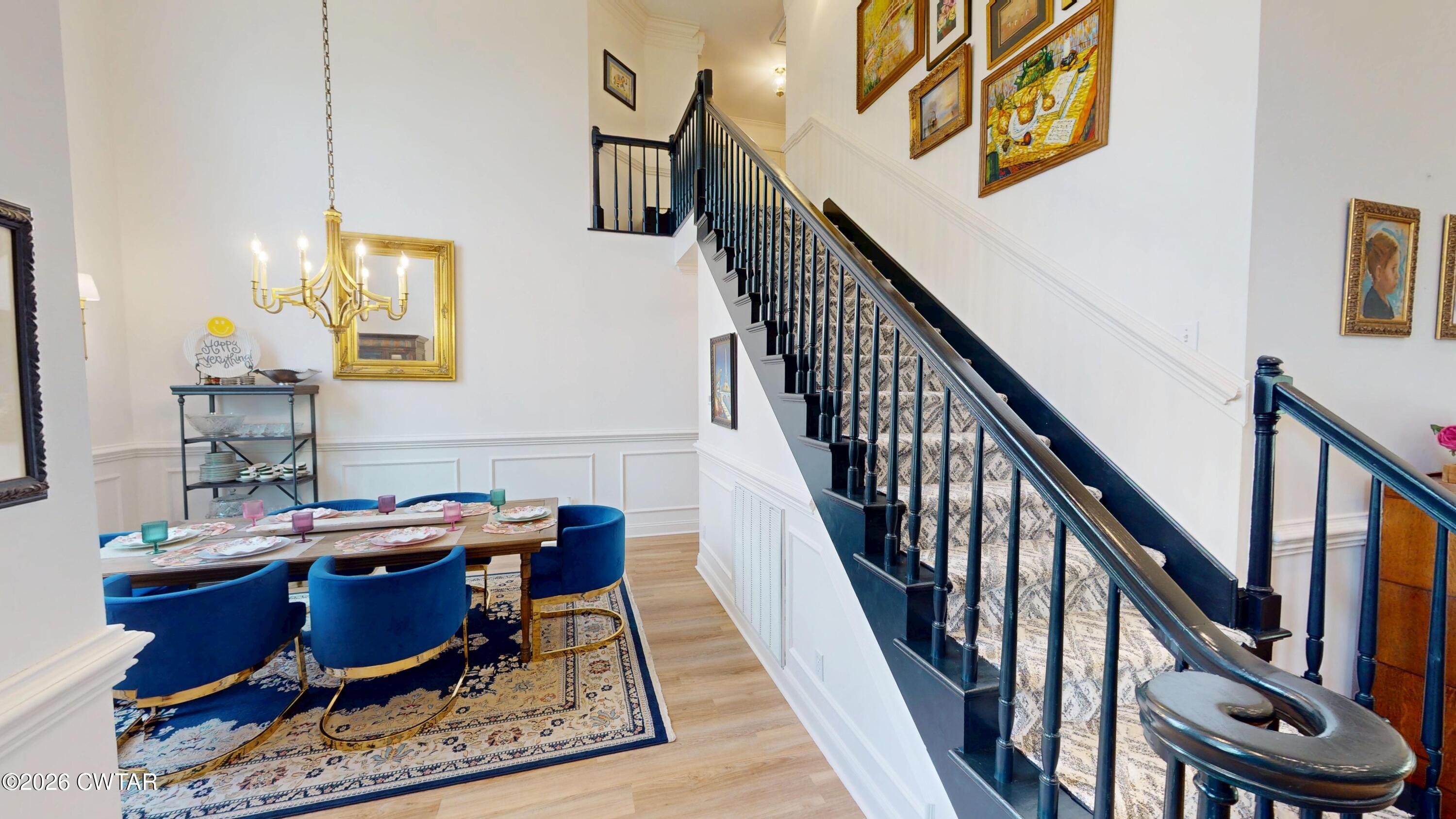 1099 Valley Road Dyersburg, TN 38024 - Photo 6 of 33 1099-Valley-Rd-DiningStairs