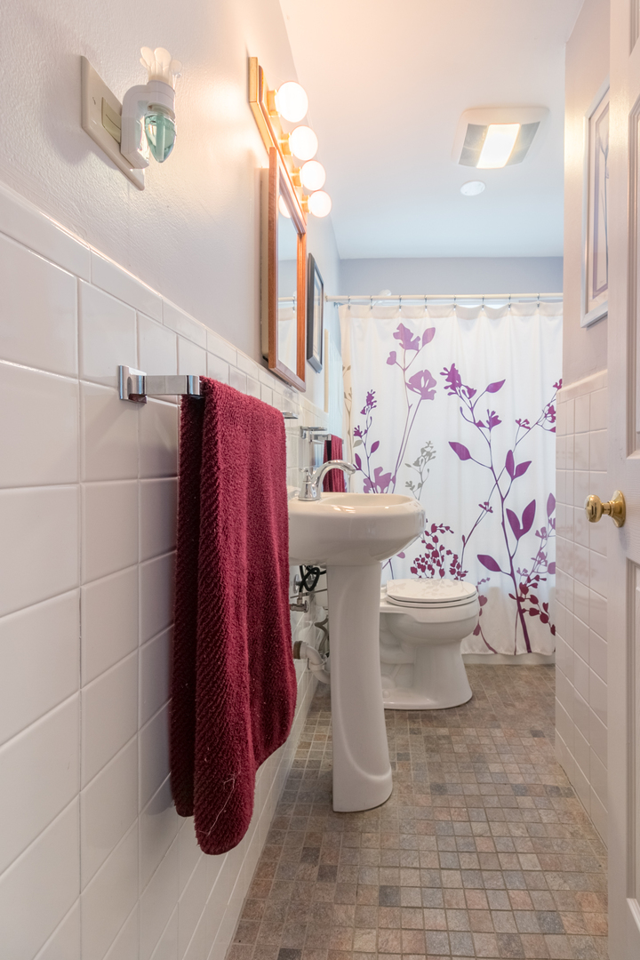 8518 East Prairie Road Skokie, IL 60076 - Photo 12 of 17 a bathroom with a sink toilet and shower
