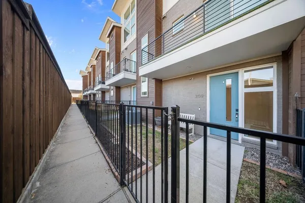 a view of a porch with a bench