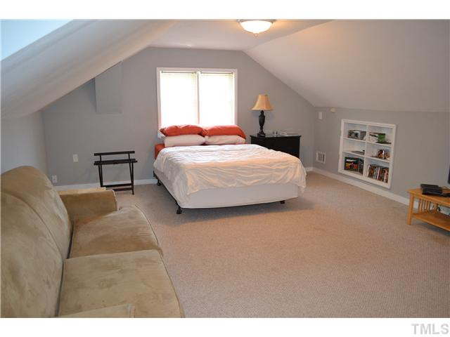 309 Glascock Street Raleigh, NC 27604 - Photo 19 of 23 more finished 2nd floor being used as a bedroom. Plenty of storage up here too.