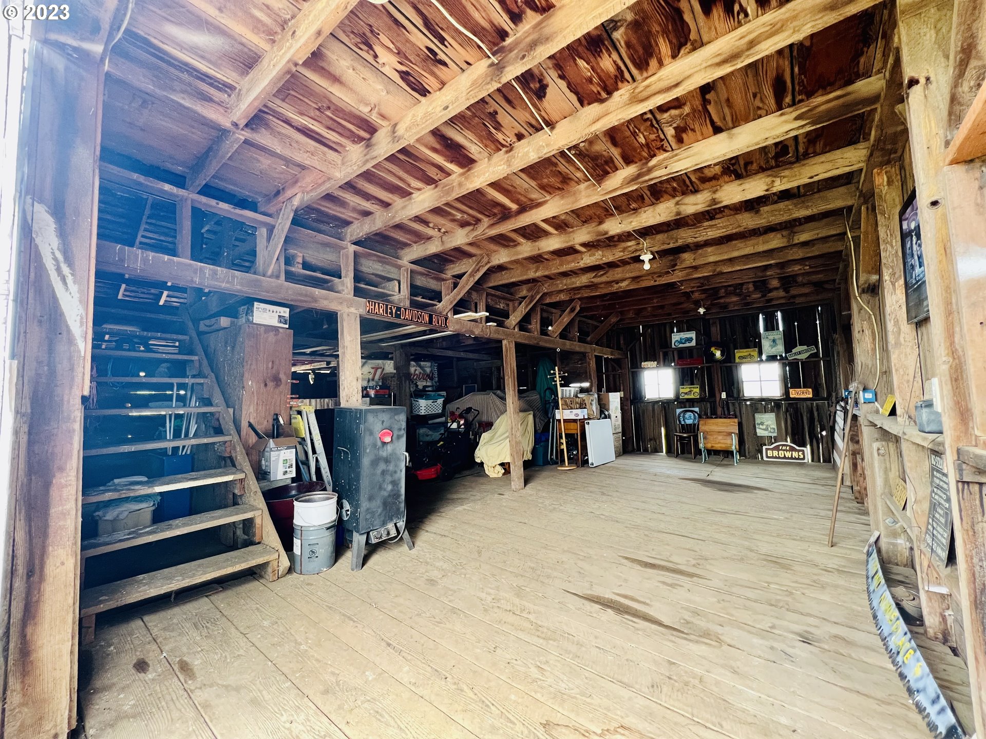 5393 Nonpareil Road Sutherlin, OR 97479 - Photo 35 of 42 a view of a storage room with stairs
