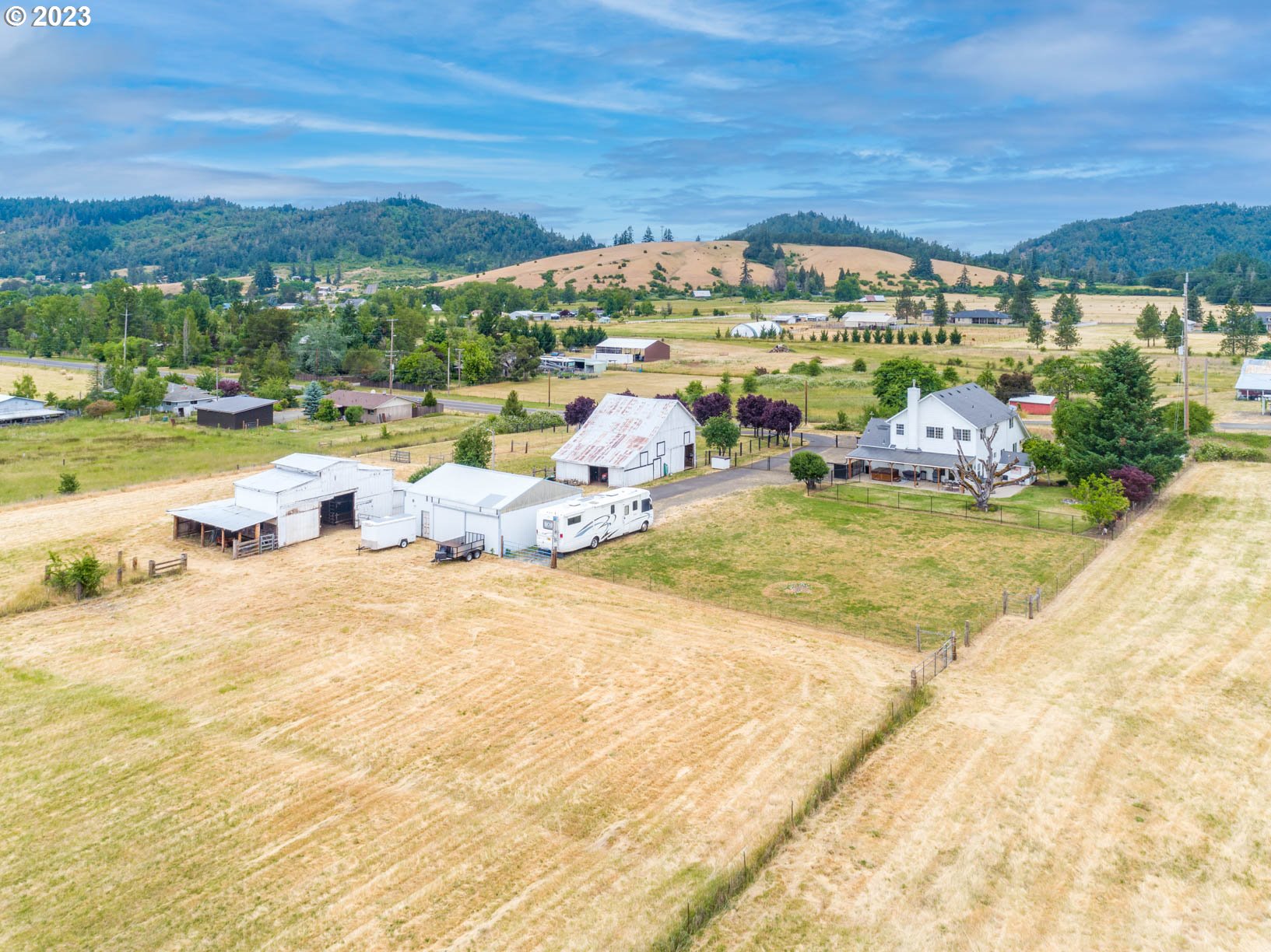 5393 Nonpareil Road Sutherlin, OR 97479 - Photo 41 of 42 a view of a swimming pool and an outdoor space