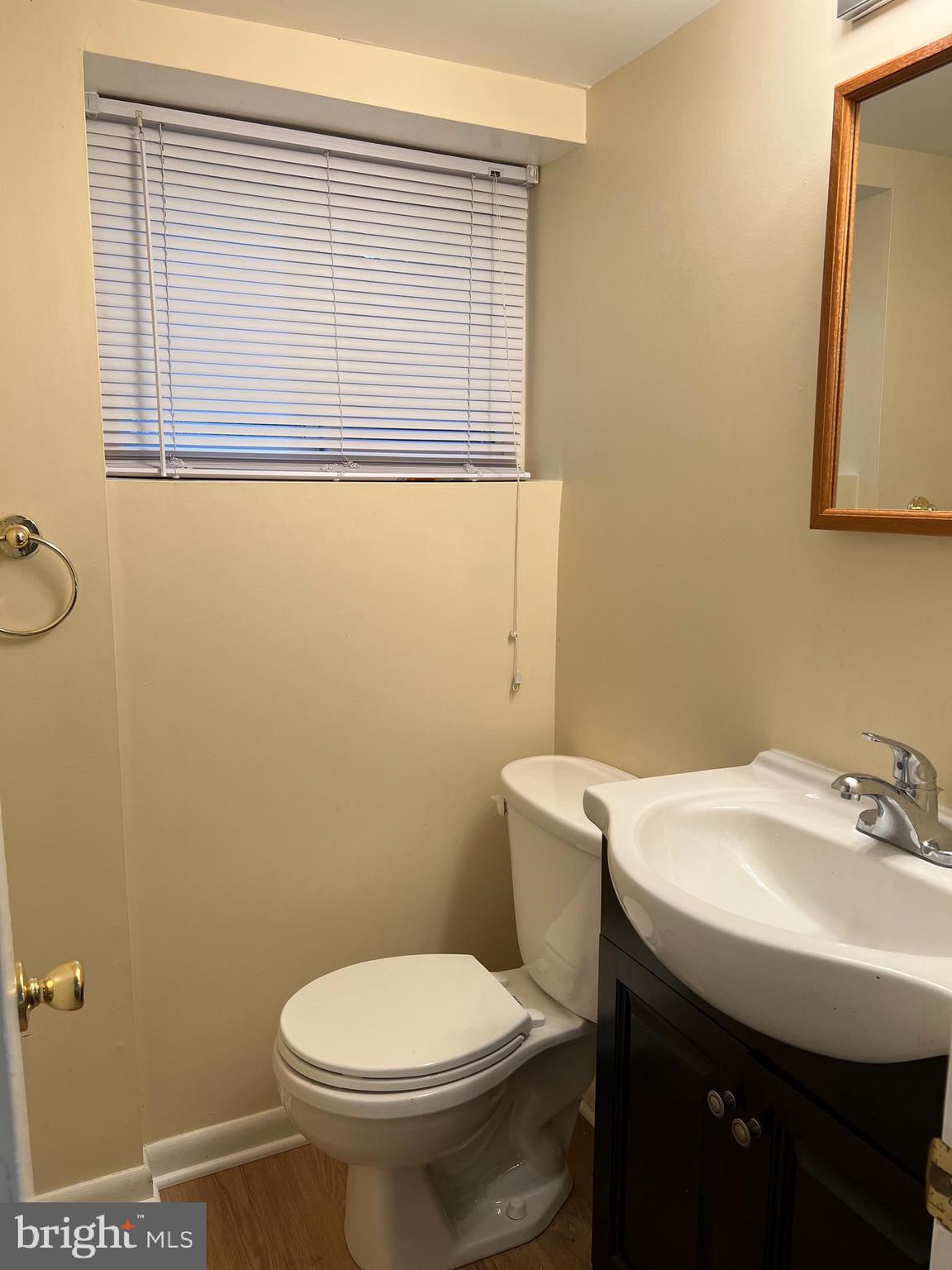 5626 Heming Avenue Springfield, VA 22151 - Photo 40 of 53 a bathroom with a sink a toilet and mirror