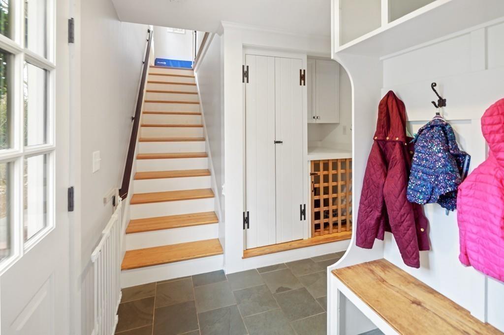 170 North Street Hingham, MA 02043 - Photo 17 of 42 a view of an entryway with staircase