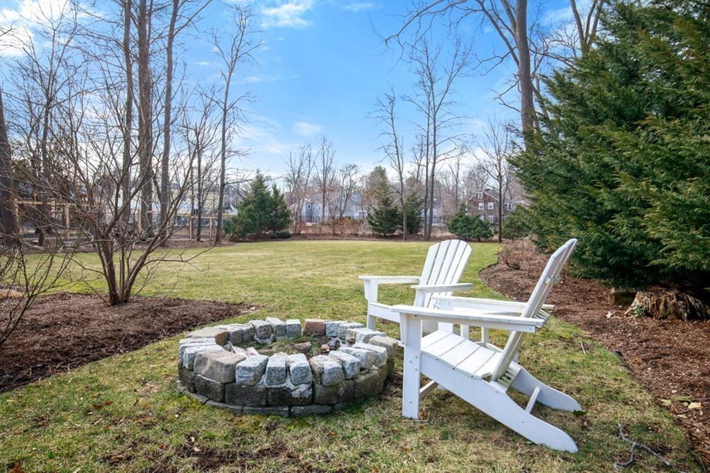 170 North Street Hingham, MA 02043 - Photo 36 of 42 a view of a backyard with slide