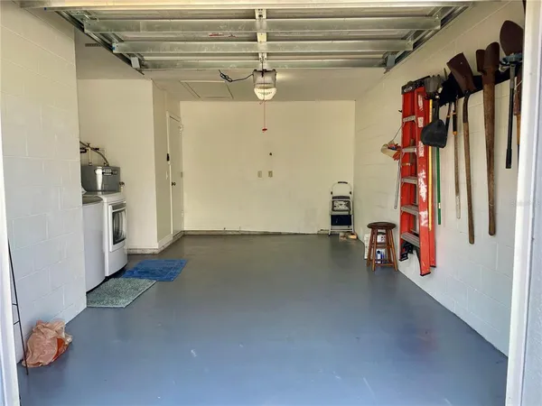 a view of storage and utility room