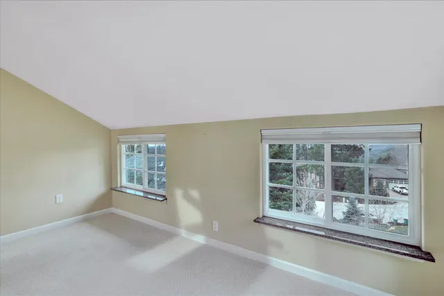 a backyard of a house