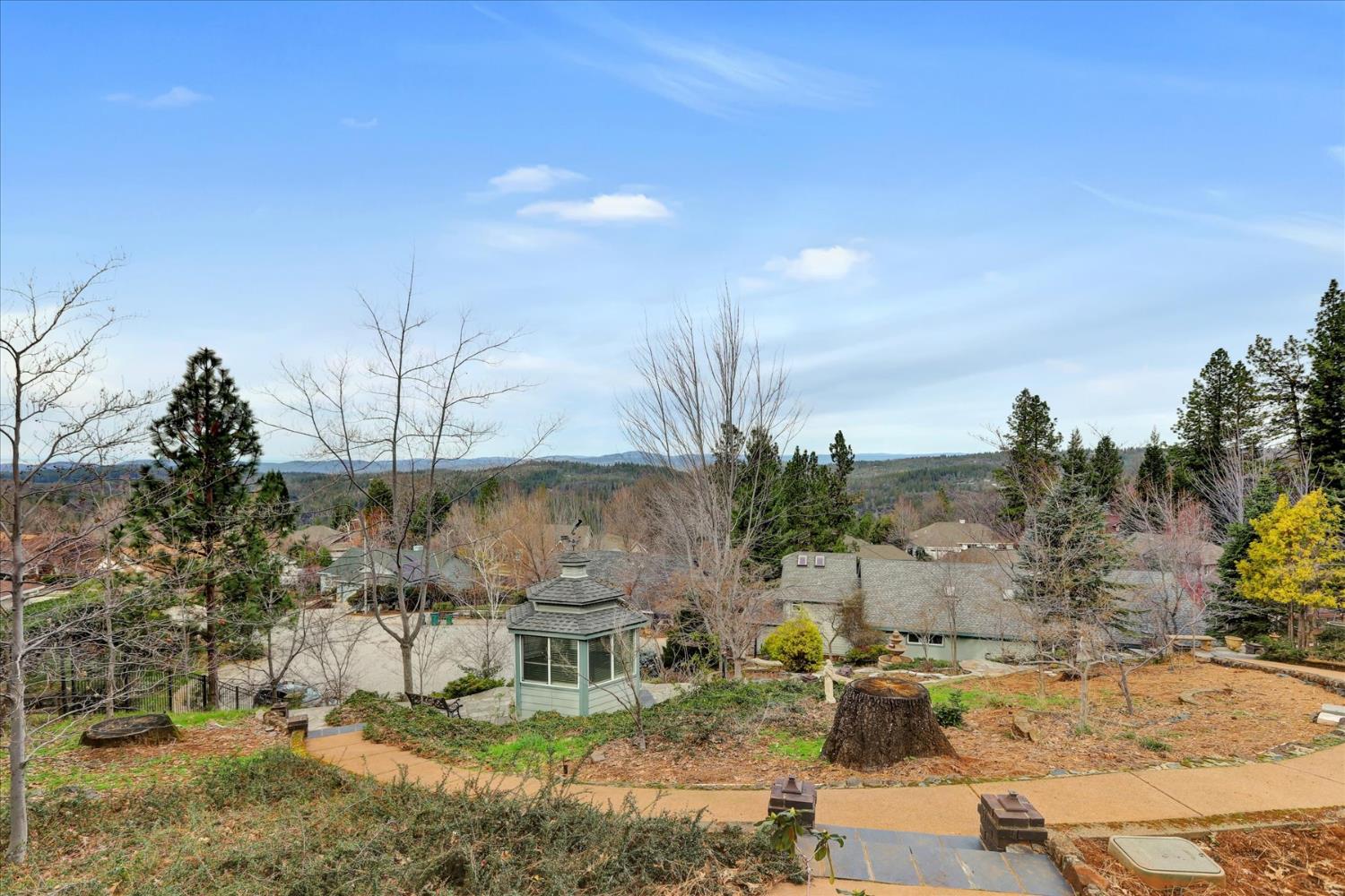 124 Ruby Ledge Court Grass Valley, CA 95945 - Photo 67 of 87 a view of a yard with an outdoor space
