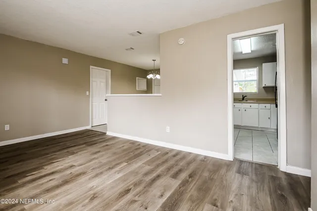 wooden floor in an empty room
