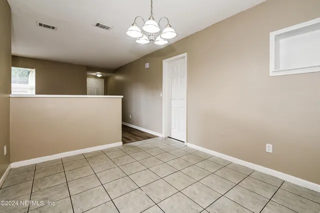 a view of an empty room