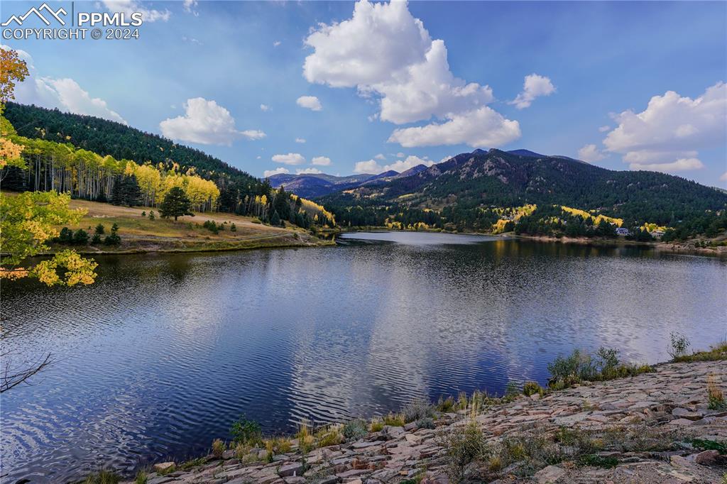 48 Angel Road Rye, CO 81069 - Photo 23 of 25 a view of a lake with a mountain