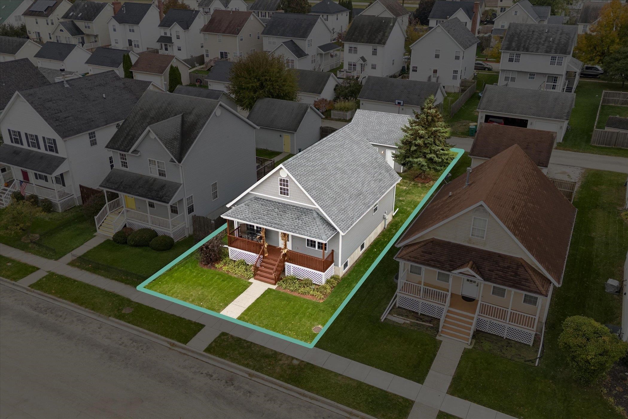 718 West Prospect Street Kirkland, IL 60146 - Photo 2 of 41 an aerial view of a house