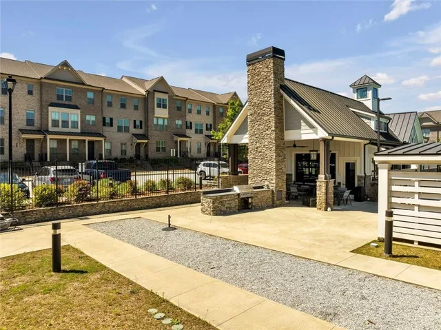 a view of a house with entertaining space