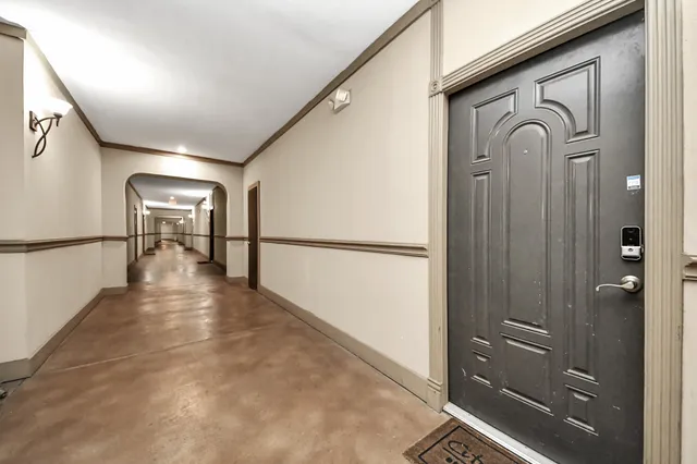 a view of stairs and wooden floor