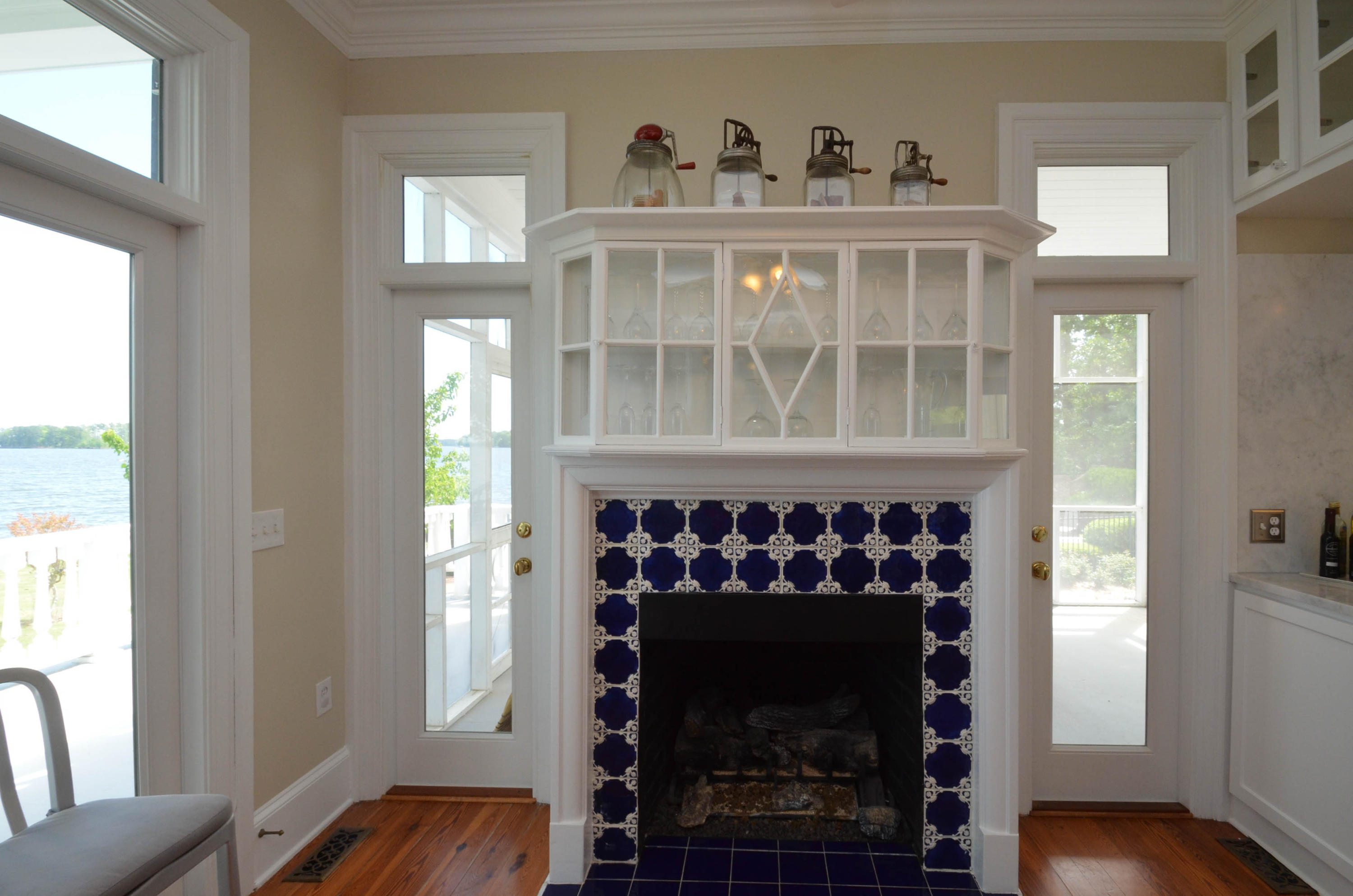 764 Caughman Point Lake Murray, SC 29070 - Photo 13 of 50 Kitchen fireplace