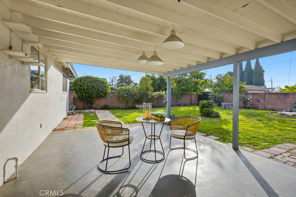 11681 Wasco Road Garden Grove, CA 92841 - Photo 46 of 58 a building outdoor space with patio furniture and garden