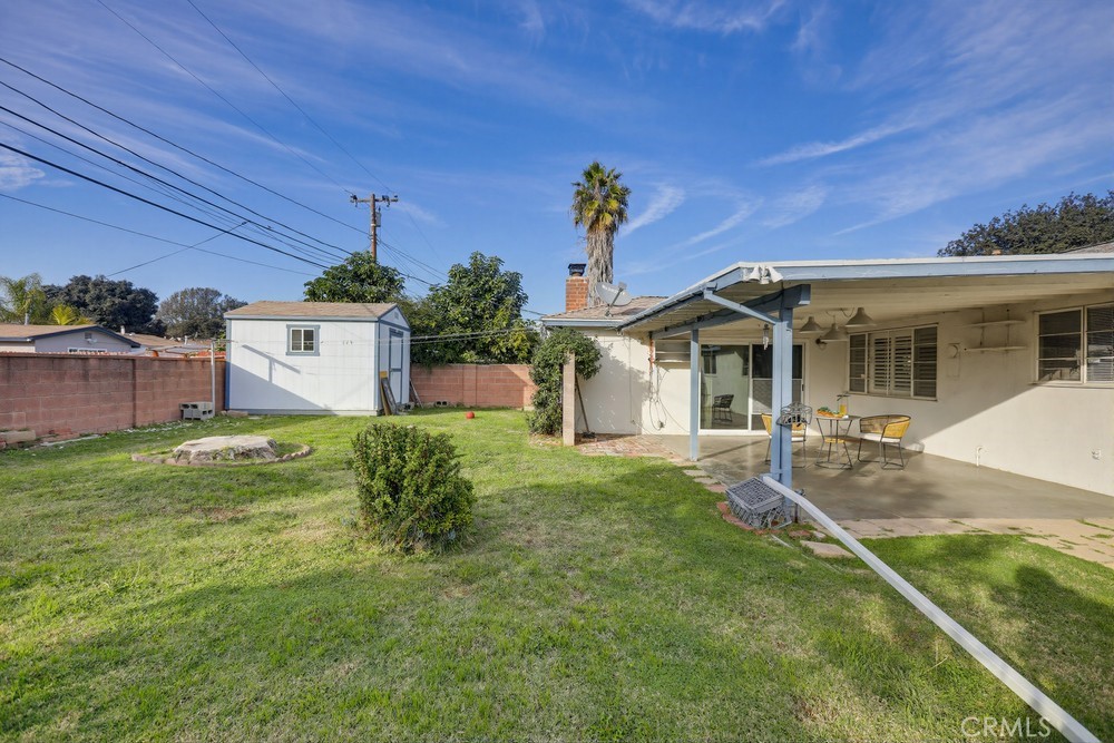 11681 Wasco Road Garden Grove, CA 92841 - Photo 49 of 58 a view of a house with backyard and sitting area