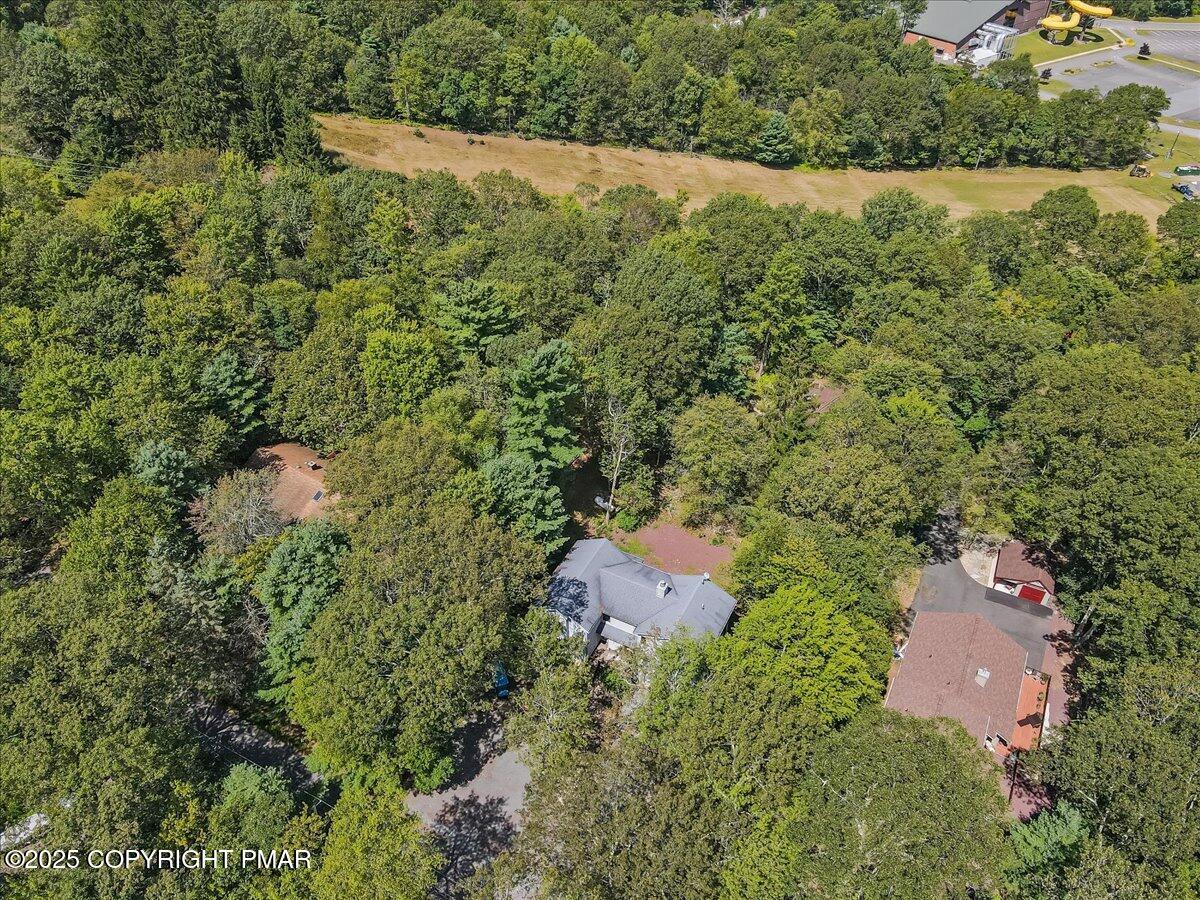 74 Split Rock Road Lake Harmony, PA 18624 - Photo 68 of 77 Drone with old ski hill