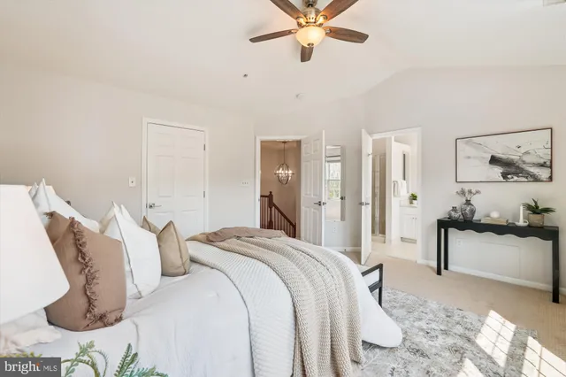 a view of a hallway with white walls