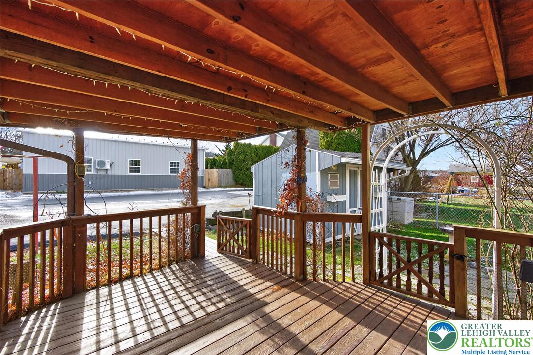 108 West 2nd Street Alburtis, PA 18011 - Photo 23 of 24 a view of a porch with wooden floor