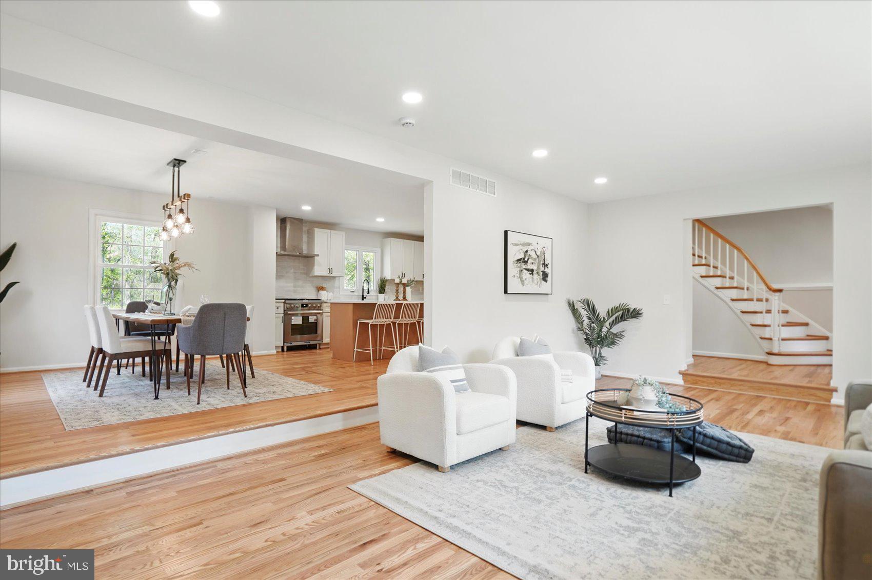 1504 Ameshire Road Lutherville-Timonium, MD 21093 - Photo 23 of 54 a living room with furniture and wooden floor