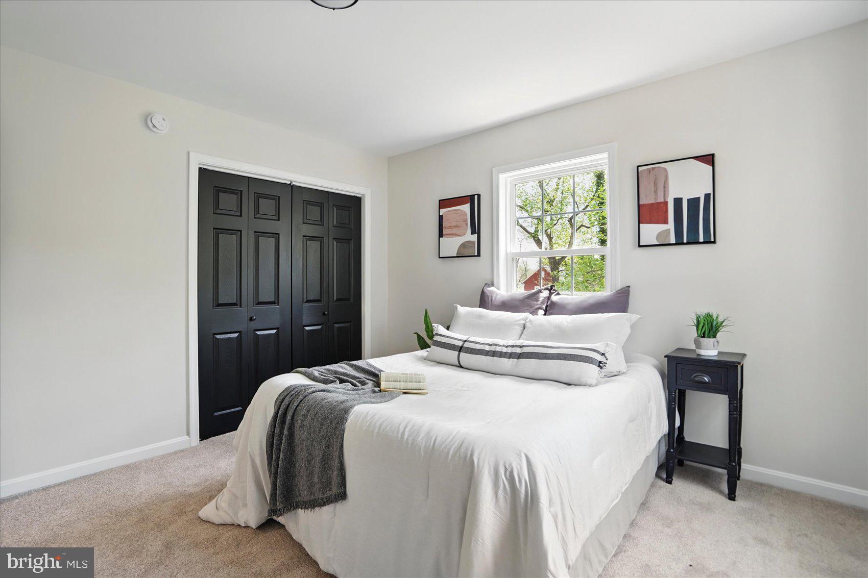 1504 Ameshire Road Lutherville-Timonium, MD 21093 - Photo 49 of 54 a bedroom with a bed and a potted plant