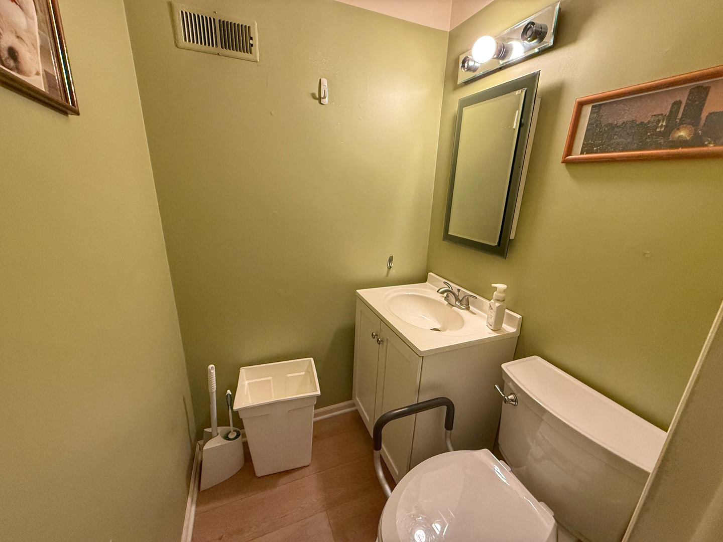 526 Springinsguth Road Schaumburg, IL 60193 - Photo 9 of 24 a bathroom with a sink and a mirror