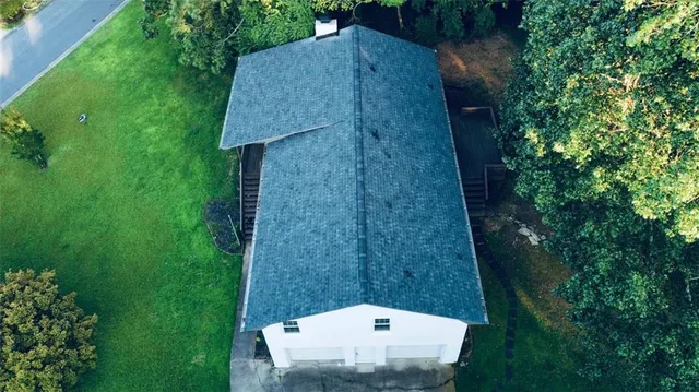 a view of a bathroom with a shower