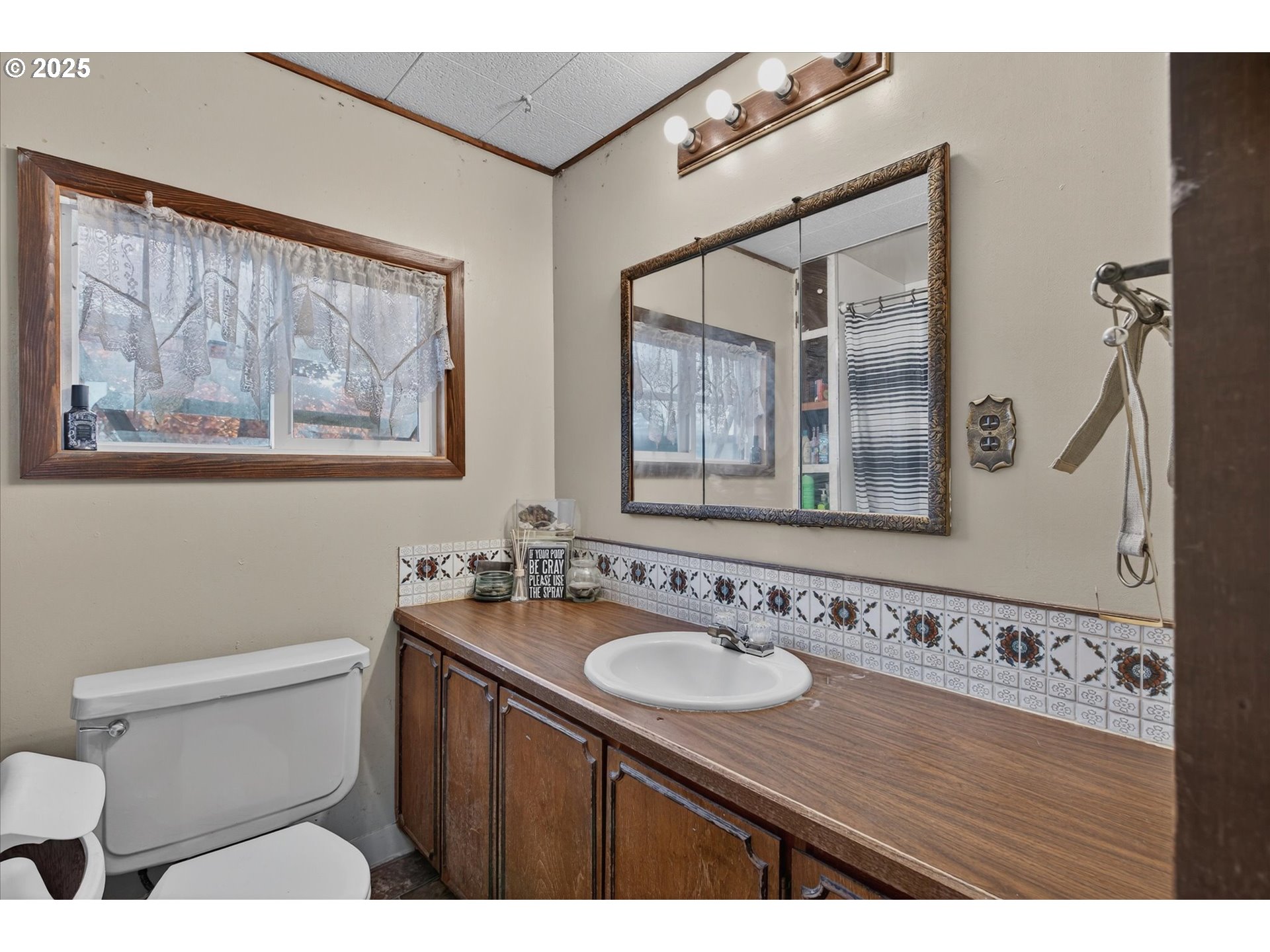 1490 10th Street Baker City, OR 97814 - Photo 20 of 24 a bathroom with a sink and a mirror