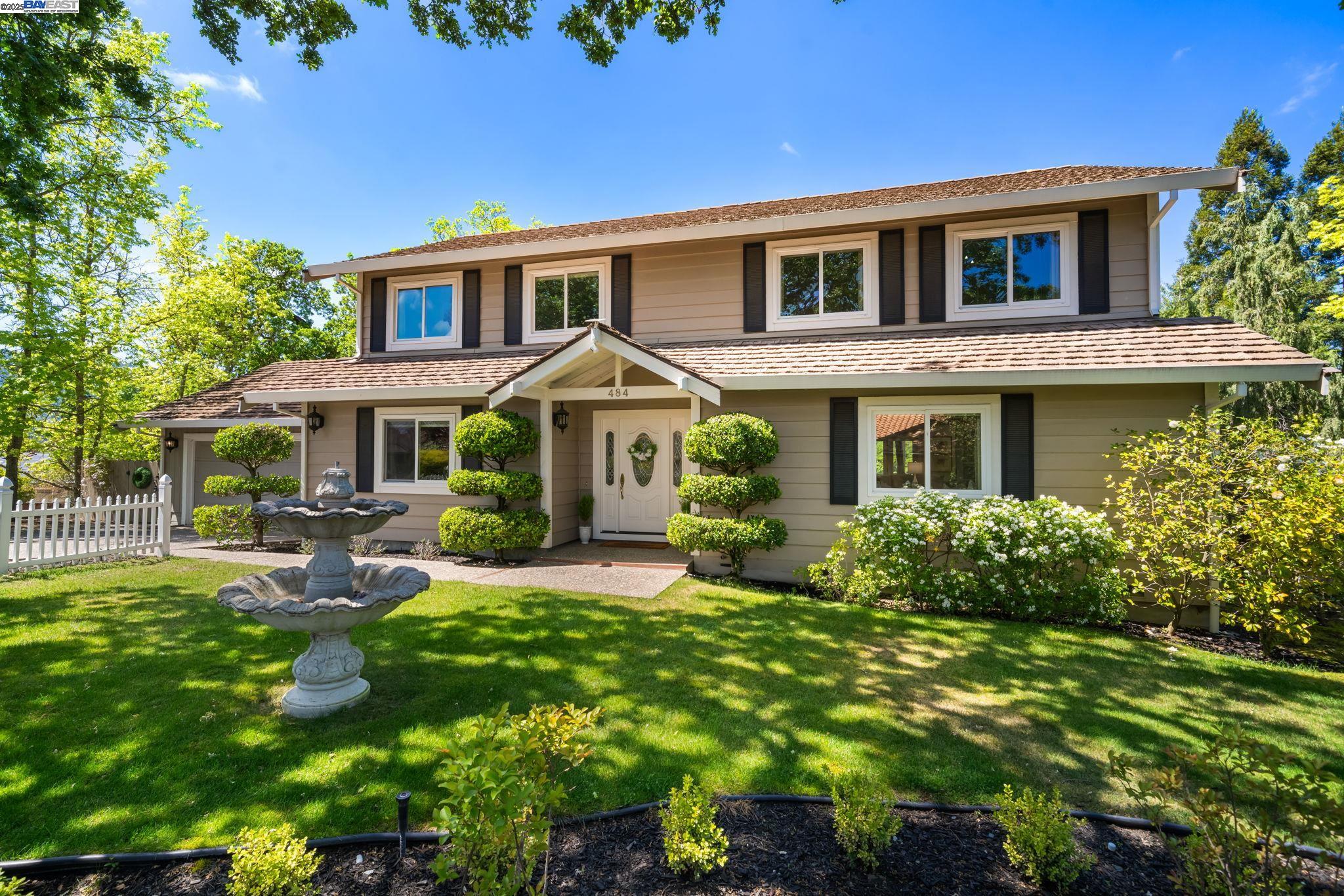 484 El Pintado Road Danville, CA 94526 - Photo 1 of 60 a front view of a house with a yard